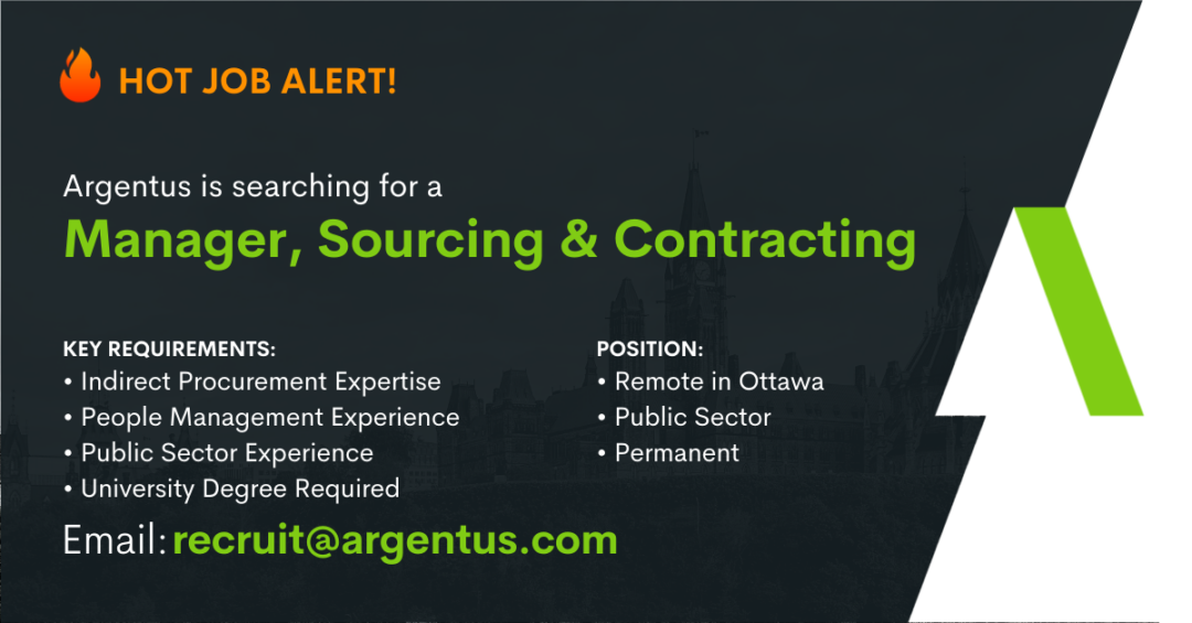 Manager, Sourcing & Contracting