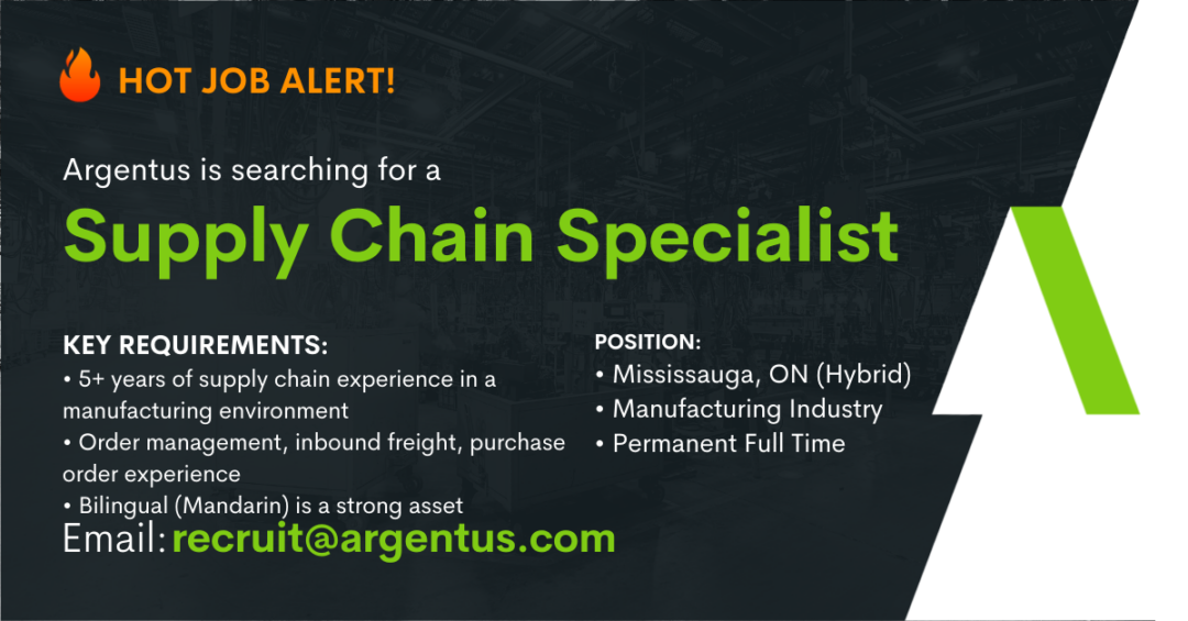 FILLED: Supply Chain Specialist