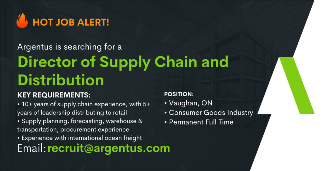 Director of Supply Chain and Distribution