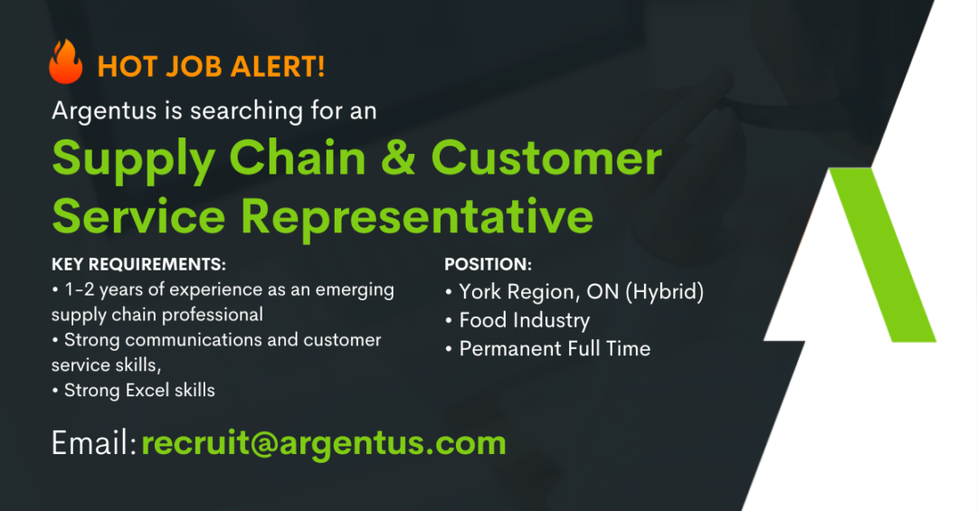 Supply Chain & Customer Service Representative