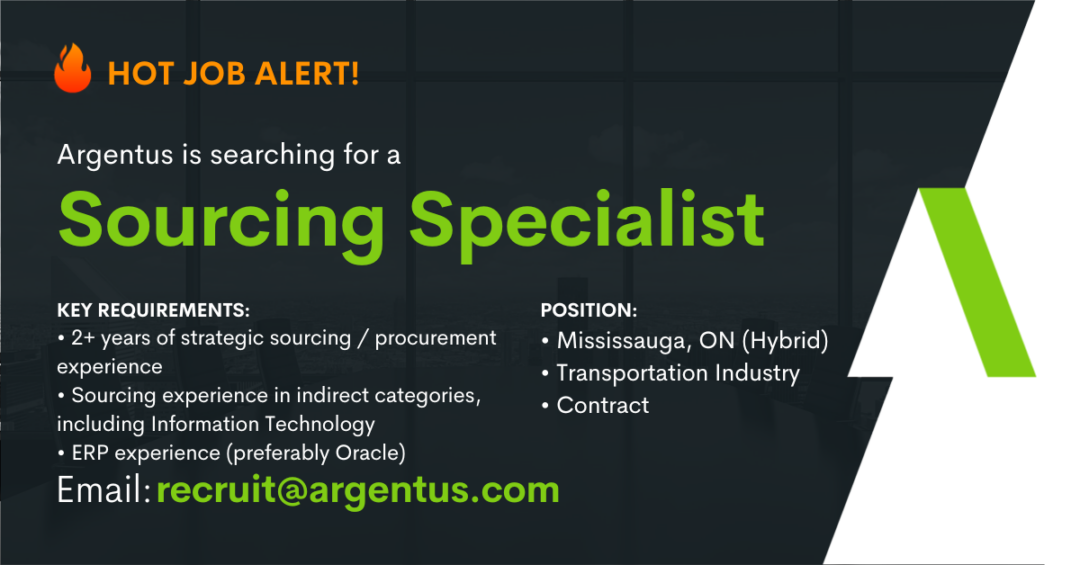 Sourcing Specialist – Contract