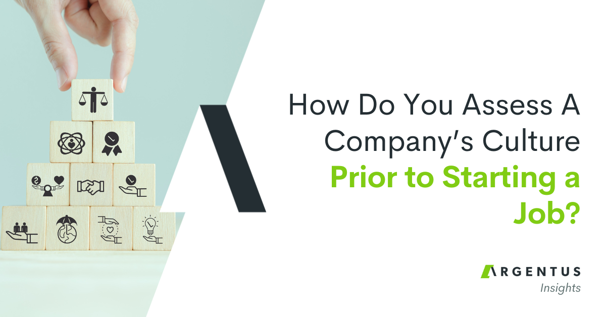 How Do You Assess a Company’s Culture Prior to Starting a Job?