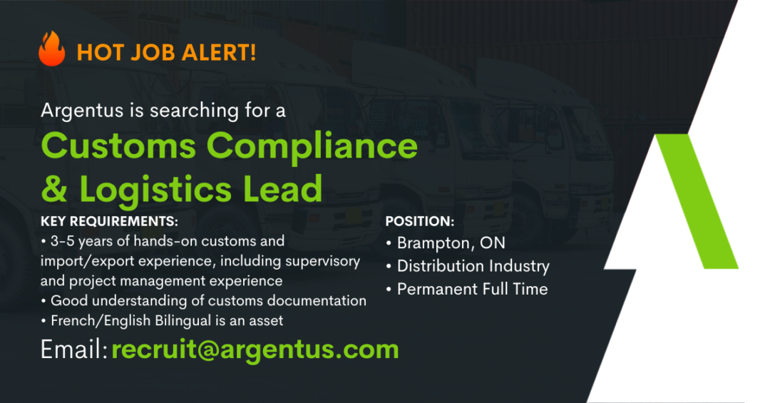 Customs Compliance & Logistics Lead