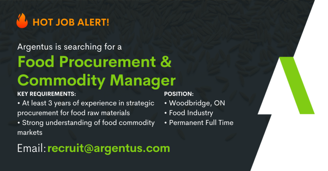 Food Procurement & Commodity Manager