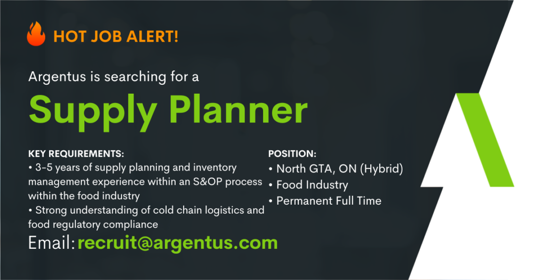 Supply Planner – Food Industry