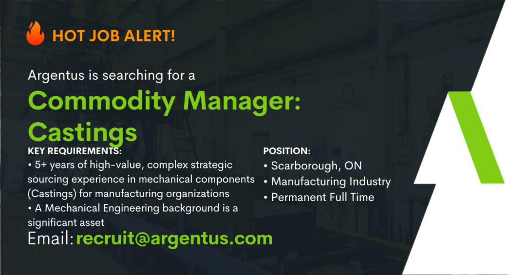Commodity Manager – Castings
