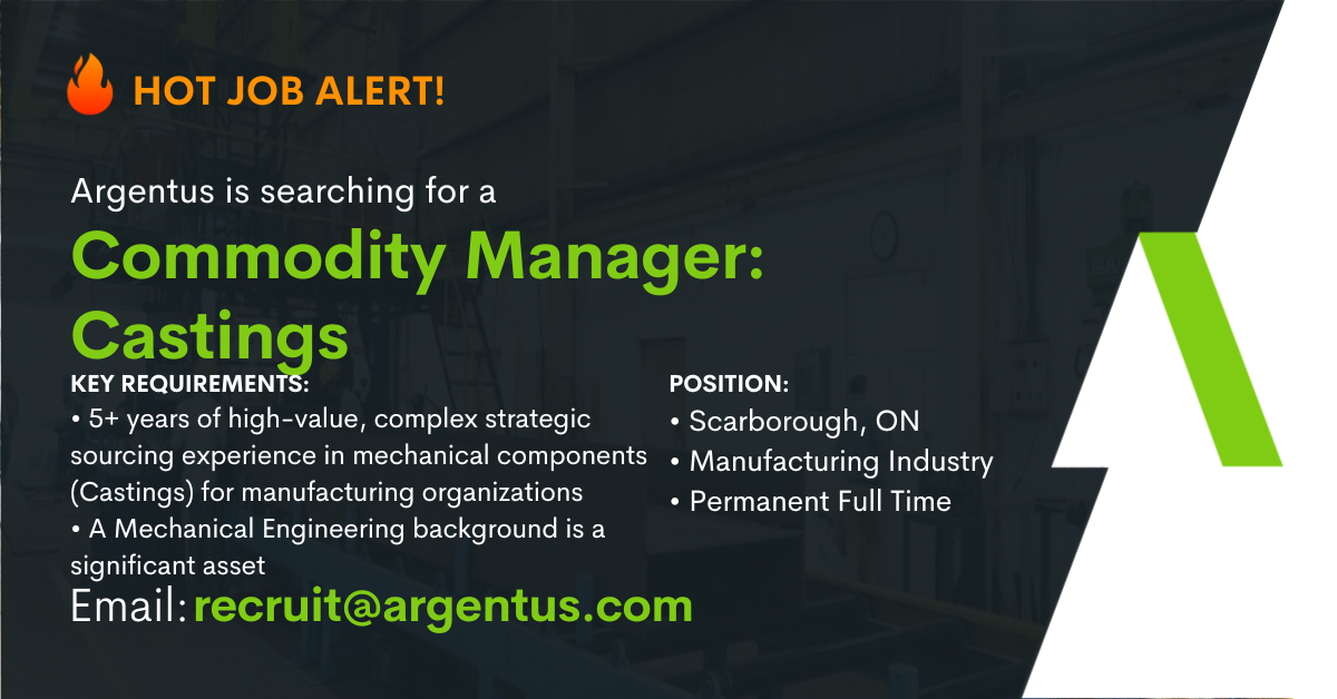 Commodity Manager – Castings