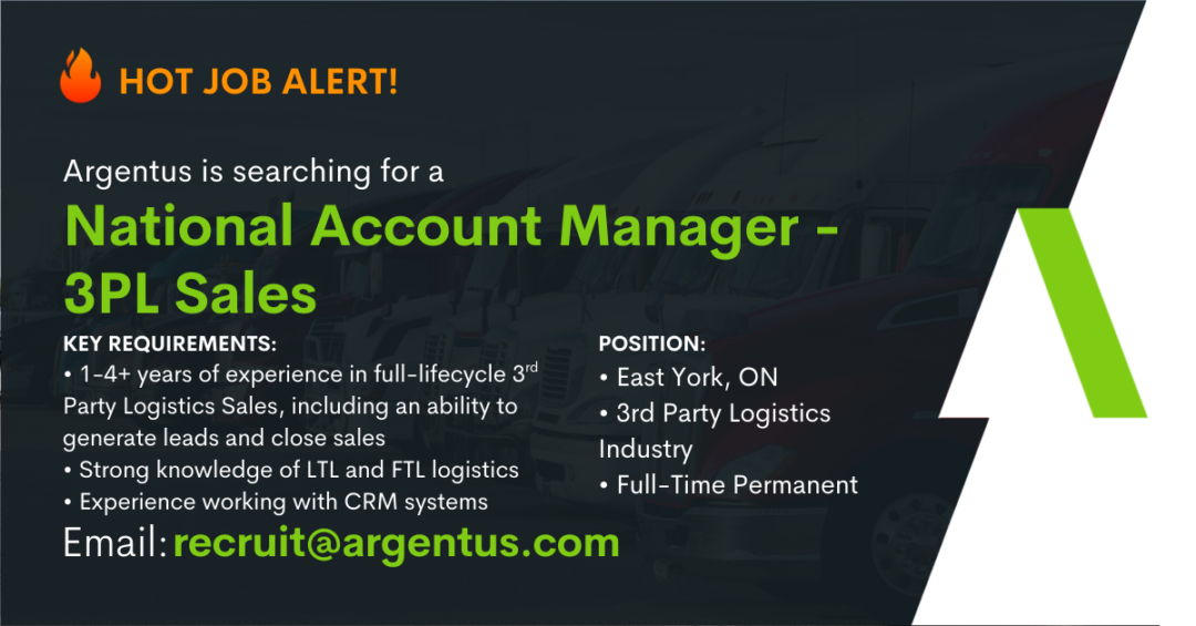 National Account Manager – 3PL Sales
