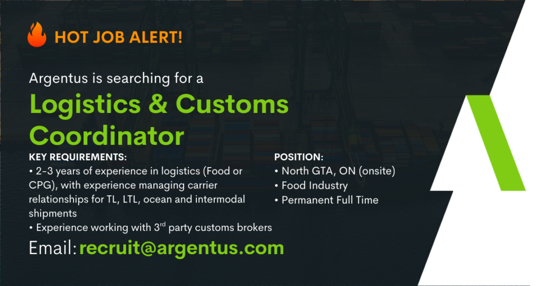 Logistics & Customs Coordinator