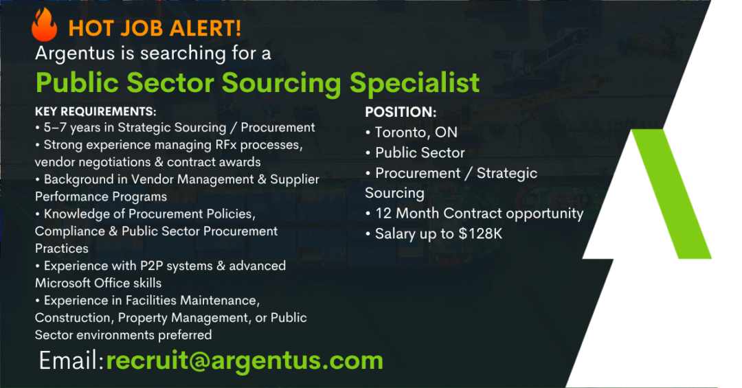 Public Sector Sourcing Specialist